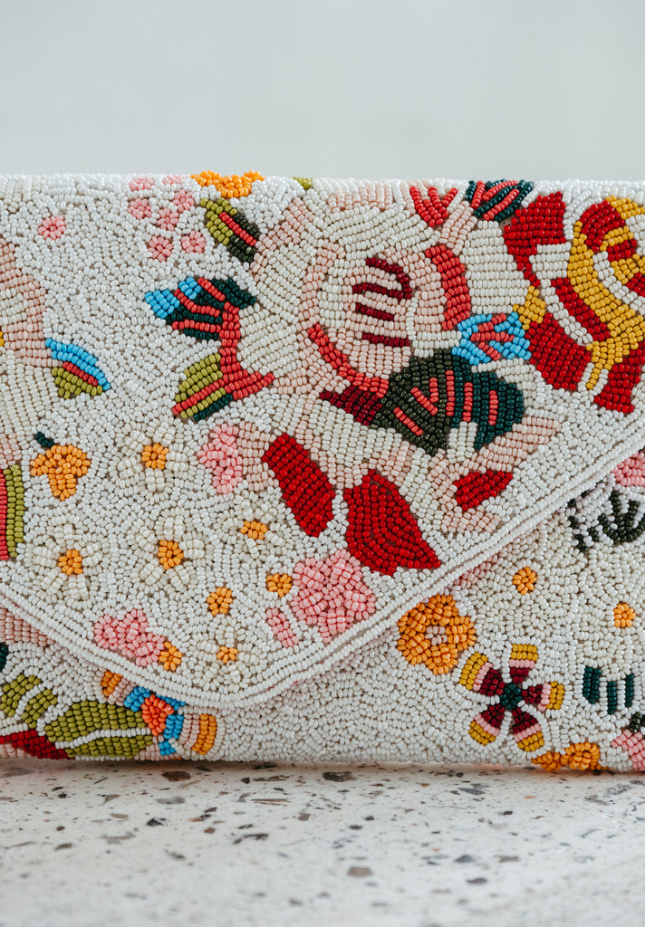 Blooming Gardens Beaded Handbag (Preorder)