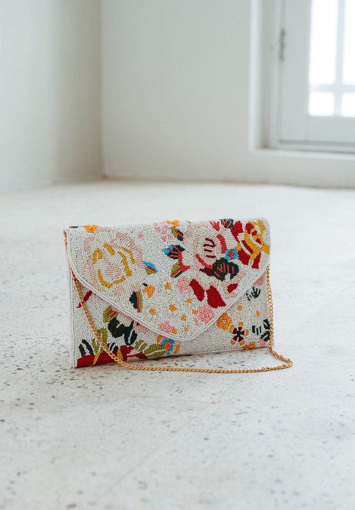 Blooming Gardens Beaded Handbag (Preorder)