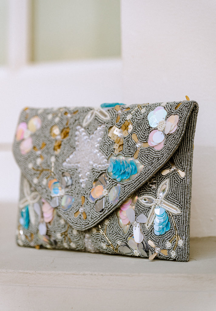 On Cloud Nine Beaded Crossbody (Preorder)