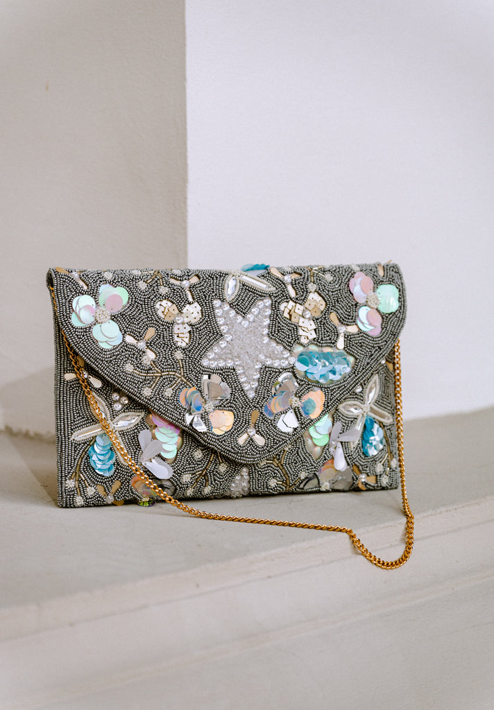 On Cloud Nine Beaded Crossbody (Preorder)