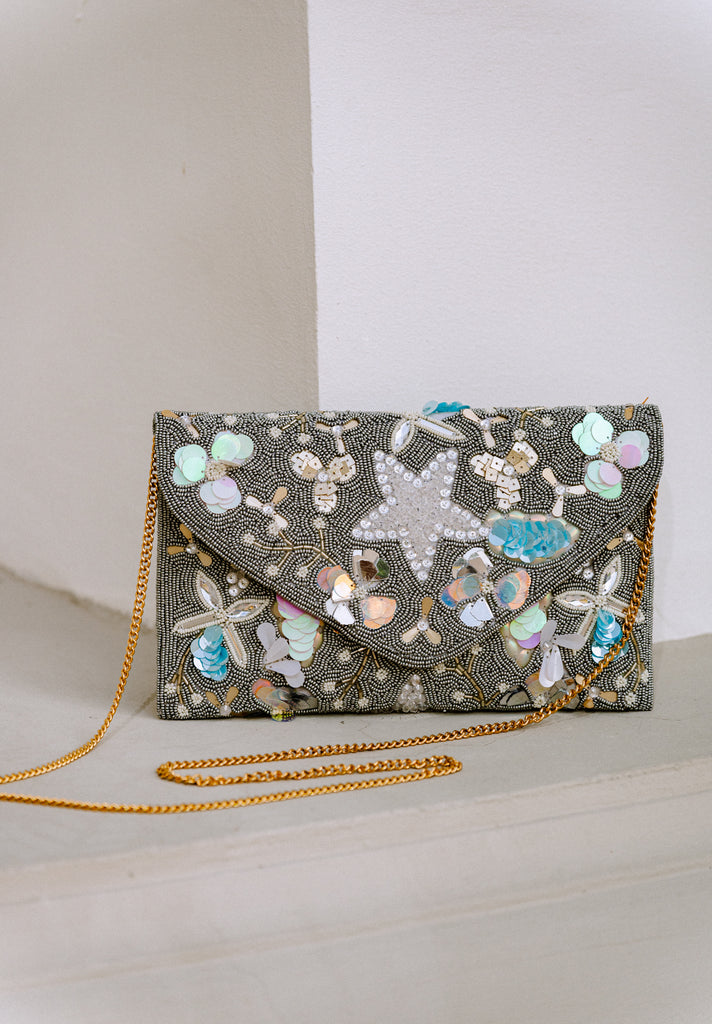 On Cloud Nine Beaded Crossbody (Preorder)