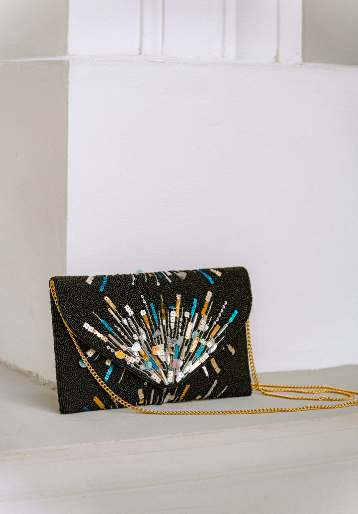 Twilight Skies Beaded Crossbody (Preorder)